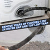 Dryer Vent Cleaner Kit, Dryer Lint Brush and Vacuum Hose Attachment, Anti-Slip Gloves